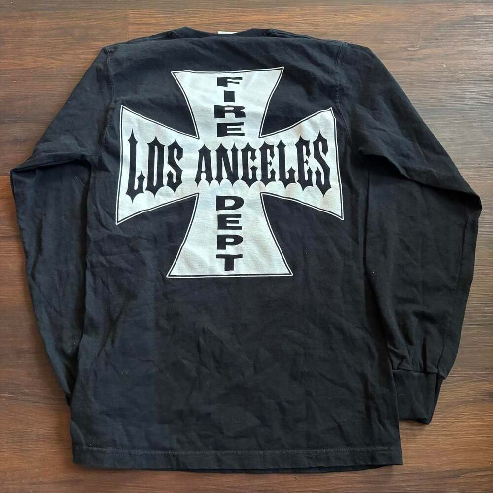 Fruit of the Loom Los Angeles Fire Dept Long Sleeve T-Shirt